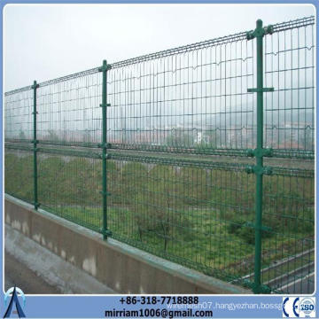 China factory supply high quality fencing/Galvanized and PVC Double Loop Wire Fence/Welded Wire Mesh Panel Fence Garden Fence